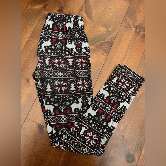 Holiday Leggings Size 0-6 - Picture 1 of 1